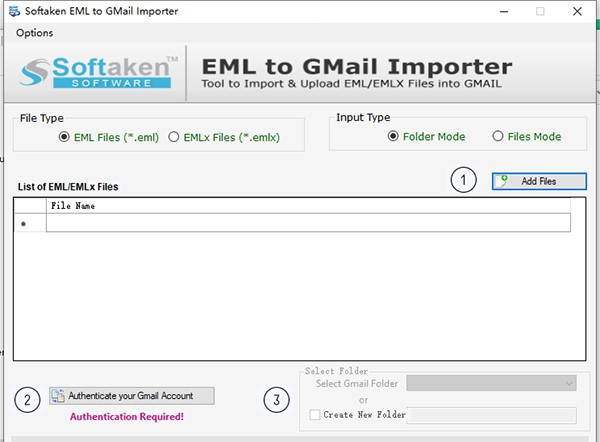 Softaken EML to GMail Importer(邮件导入工具) v1.5 Softaken EML to GMail Importer(邮件导入工具) v1.5