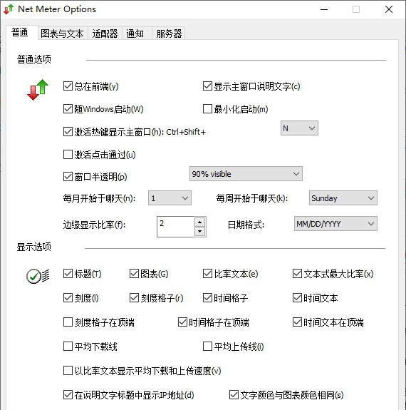 Net Meter(网络流量监控器) v3.10 Net Meter(网络流量监控器) v3.10