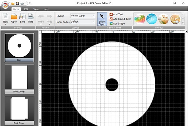 AVS Cover Editor(光盘封面设计工具) v2.0.8 AVS Cover Editor(光盘封面设计工具) v2.0.8