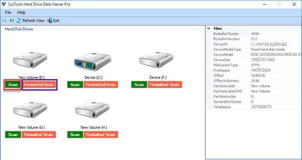 SysTools Hard Drive Data Viewer Pro(文件恢复工具) v15.5 SysTools Hard Drive Data Viewer Pro(文件恢复工具) v15.5