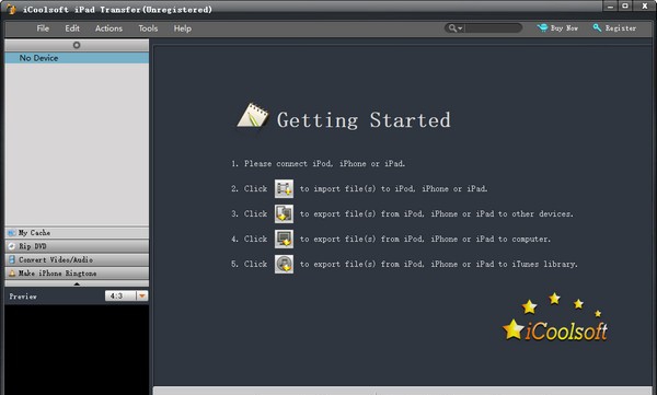 iCoolsoft iPad Transfer(iPad数据传输工具) v3.1.25 iCoolsoft iPad Transfer(iPad数据传输工具) v3.1.25