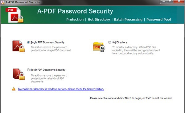 A-PDF Password Security(PDF文件加密工具) v4.9 A-PDF Password Security(PDF文件加密工具) v4.9