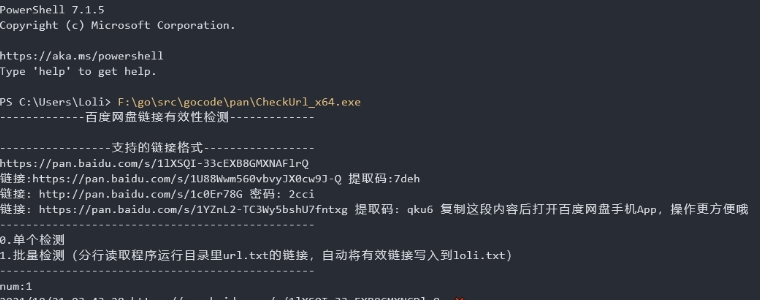 百度网盘资源链接有效性检测工具 v1.7 百度网盘资源链接有效性检测工具 v1.7