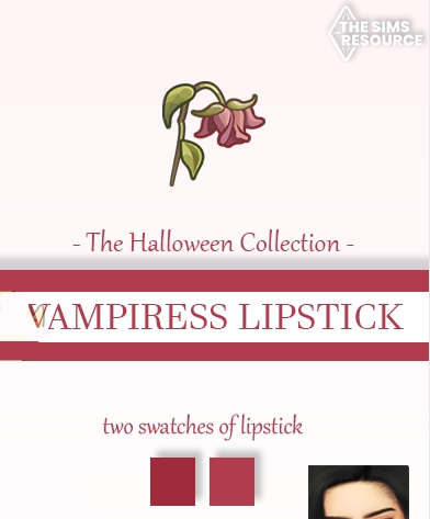 模拟人生4玫瑰色号口红MOD v1.4 模拟人生4玫瑰色号口红MOD v1.4