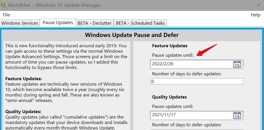 Wu10Man-Windows10 Update Manager v4.8 Wu10Man-Windows10 Update Manager v4.8