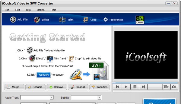 iCoolsoft Video to SWF Converter(视频转换软件) v3.1.17 iCoolsoft Video to SWF Converter(视频转换软件) v3.1.17