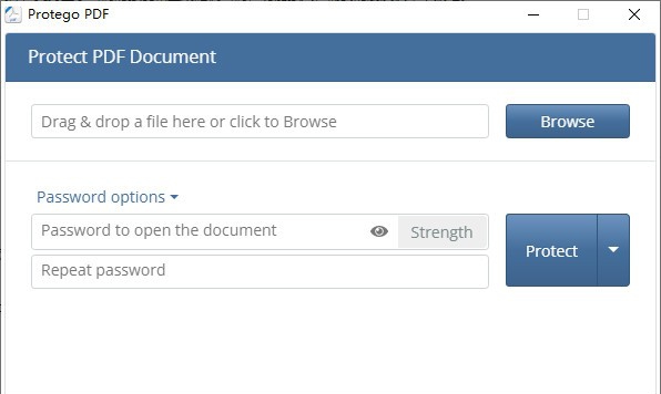 Protego PDF(pdf文件加密工具) v0.8.4 Protego PDF(pdf文件加密工具) v0.8.4