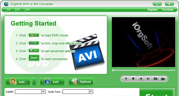 iOrgSoft DVD to AVI Converter(光盘转换工具) v3.4.13 iOrgSoft DVD to AVI Converter(光盘转换工具) v3.4.13