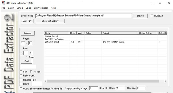 PDF Data Extractor(PDF数据提取软件) v2.10 PDF Data Extractor(PDF数据提取软件) v2.10