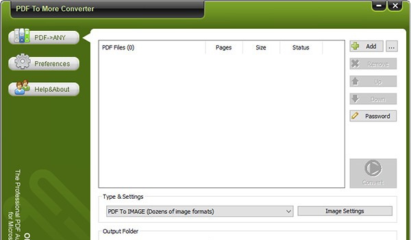 PDF To More Converter(PDF文件格式转换软件) v5.4 PDF To More Converter(PDF文件格式转换软件) v5.4
