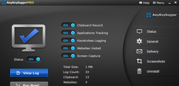 AnyKeylogger键盘记录器 v3.7 AnyKeylogger键盘记录器 v3.7