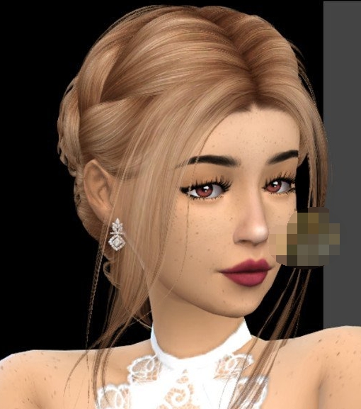 模拟人生4公主方形钻石耳环MOD v1.5 模拟人生4公主方形钻石耳环MOD v1.5