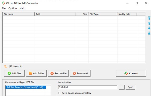 Okdo Tiff to Pdf Converter(文件格式转换工具) v5.14 Okdo Tiff to Pdf Converter(文件格式转换工具) v5.14