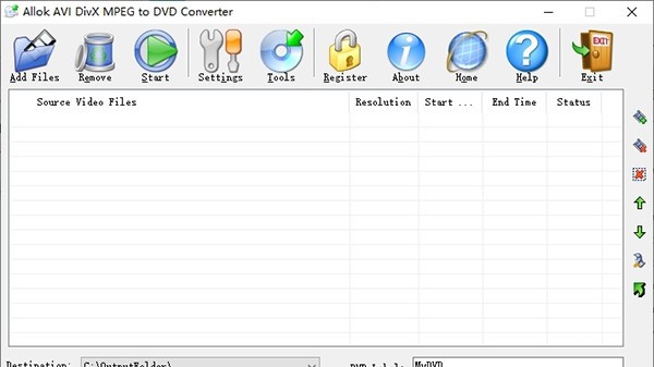 Allok AVI DivX MPEG to DVD Converter(视频格式转换工具) v2.6.0514 Allok AVI DivX MPEG to DVD Converter(视频格式转换工具) v2.6.0514
