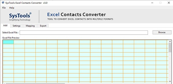 SysTools Excel Contacts Converter(文件格式转换工具) v3.3 SysTools Excel Contacts Converter(文件格式转换工具) v3.3