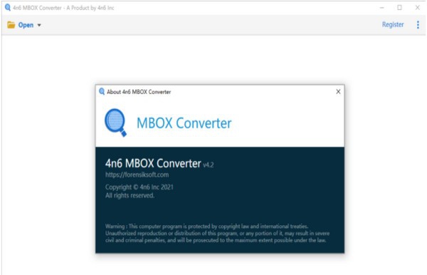 4n6 MBOX Converter(MBOX文件转换器) v4.2.0.3 4n6 MBOX Converter(MBOX文件转换器) v4.2.0.3