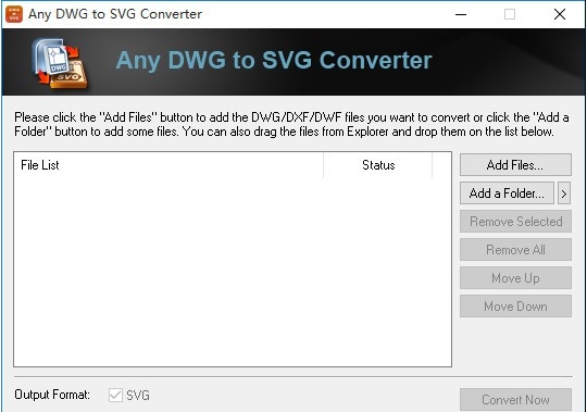 Any DWG to SVG Converter(DWG转SVG工具) v2026 Any DWG to SVG Converter(DWG转SVG工具) v2026