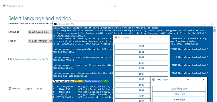 MediaCreationTool.bat(win11升级限制绕开) v1.33 MediaCreationTool.bat(win11升级限制绕开) v1.33