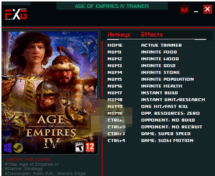 帝国时代4十四项修改器 v2021.10.35 帝国时代4十四项修改器 v2021.10.35