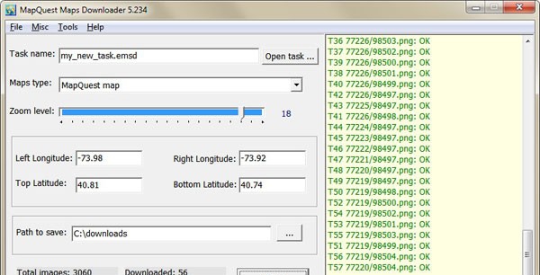 Mapquest Maps Downloader(地图下载工具) v5.240 Mapquest Maps Downloader(地图下载工具) v5.240
