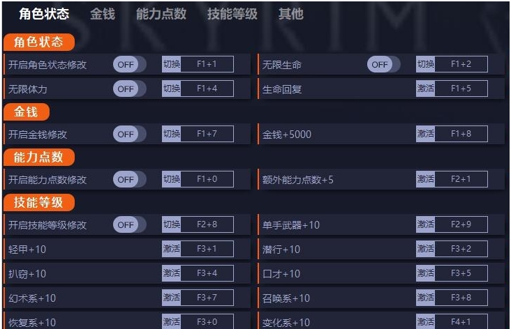 上古卷轴5天际周年纪念版三十二项修改器 v1.6.318.0.15