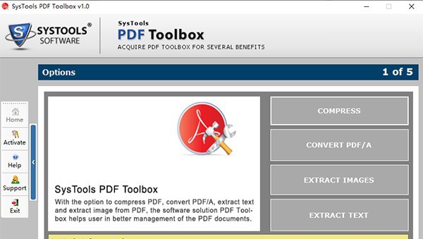 SysTools PDF Toolbox(PDF文件处理工具) v1.4