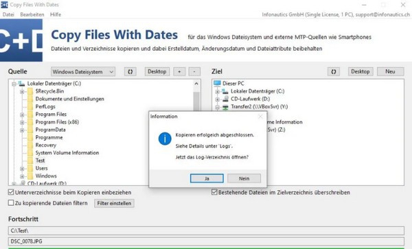 Copy Files With Dates(文件复制工具) v1.25 Copy Files With Dates(文件复制工具) v1.25