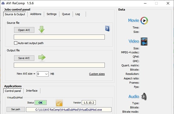 AVI ReComp(视频压缩工具) v1.6.10 AVI ReComp(视频压缩工具) v1.6.10
