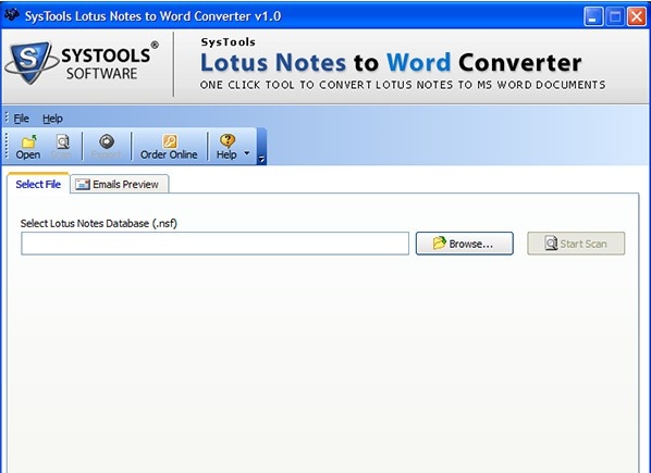 SysTools Lotus Notes to Word Converter(电子邮件转换工具) v1.5 SysTools Lotus Notes to Word Converter(电子邮件转换工具) v1.5