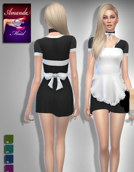 模拟人生4黑白的性感女仆装MOD v1.5 模拟人生4黑白的性感女仆装MOD v1.5