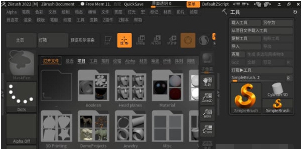 ZBrush2022(三维数字雕刻软件) v20210 ZBrush2022(三维数字雕刻软件) v20210