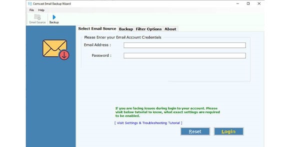 Comcast Email Backup Wizard(邮件转换工具) v6.4 Comcast Email Backup Wizard(邮件转换工具) v6.4