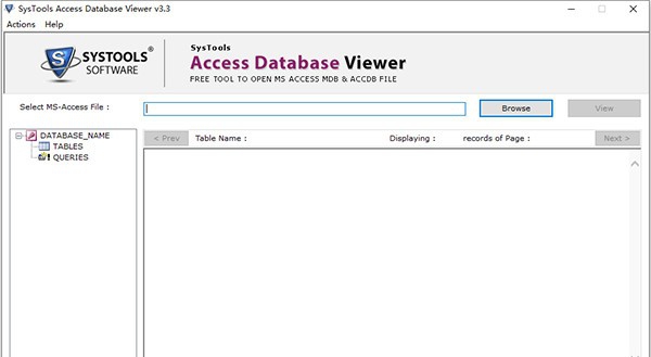 SysTools Access Database Viewer(数据库查看工具) v3.10