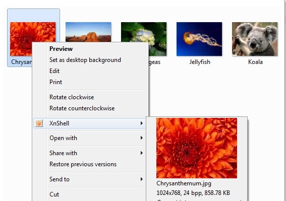 XnView Shell Extension(右键看图增强的减轻红眼工具) v4.1.11 XnView Shell Extension(右键看图增强的减轻红眼工具) v4.1.11