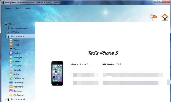 Backuptrans Android iPhone Data Transfer(数据传输软件) v3.1.46 Backuptrans Android iPhone Data Transfer(数据传输软件) v3.1.46