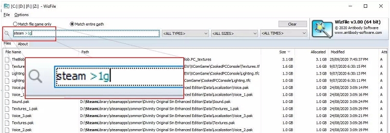 WizFile文件索检工具 v3.12 WizFile文件索检工具 v3.12