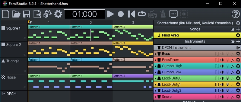 FamiStudio(8位NES音乐编辑器) v3.2.10 FamiStudio(8位NES音乐编辑器) v3.2.10