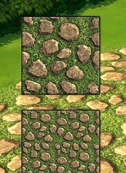 模拟人生4石头绿草地板MOD v1.3 模拟人生4石头绿草地板MOD v1.3