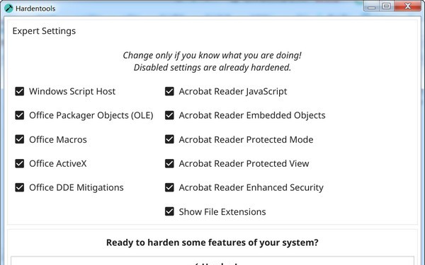 Hardentools(系统辅助工具) v2.6 Hardentools(系统辅助工具) v2.6
