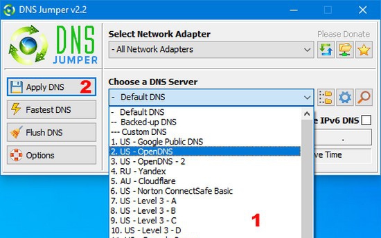 Dns Jumper(DNS切换工具) v2.6 Dns Jumper(DNS切换工具) v2.6