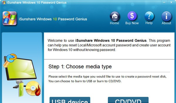 iSunshare Windows 10 Password Genius(密码恢复工具) v6.1.10 iSunshare Windows 10 Password Genius(密码恢复工具) v6.1.10