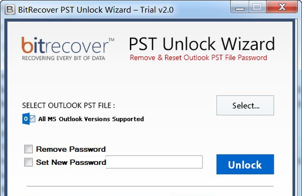 BitRecover PST Unlock Wizard(PST文件密码解锁工具) v2.6 BitRecover PST Unlock Wizard(PST文件密码解锁工具) v2.6
