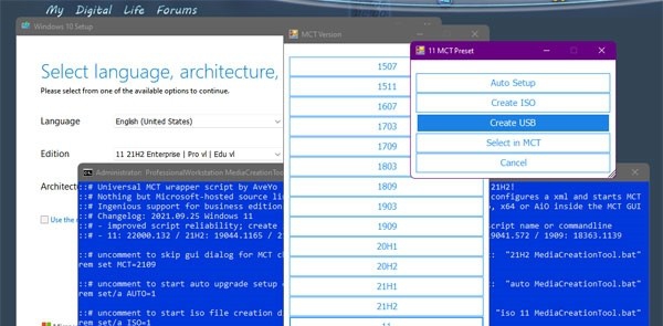 MediaCreationTool wrapper script(系统自动化部署工具) v2021.10.10 MediaCreationTool wrapper script(系统自动化部署工具) v2021.10.10