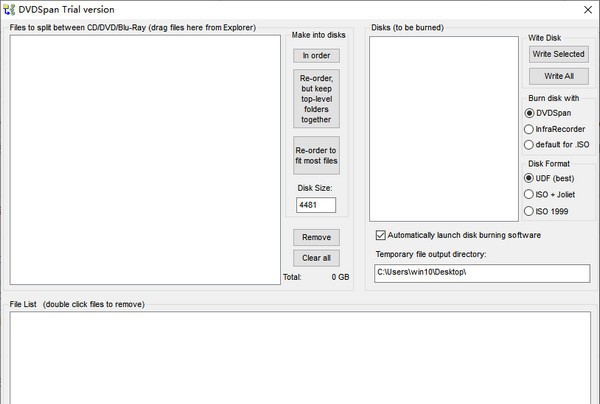DVDSpan(光盘大文件内容备份工具) v2.6 DVDSpan(光盘大文件内容备份工具) v2.6