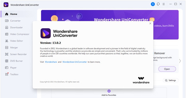 UniConverter(全能视频格式转换工具) v13.0.7 UniConverter(全能视频格式转换工具) v13.0.7