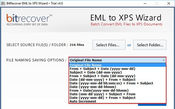 BitRecover EML to XPS Wizard(EML到XPS转换器) v4.0.3 BitRecover EML to XPS Wizard(EML到XPS转换器) v4.0.3