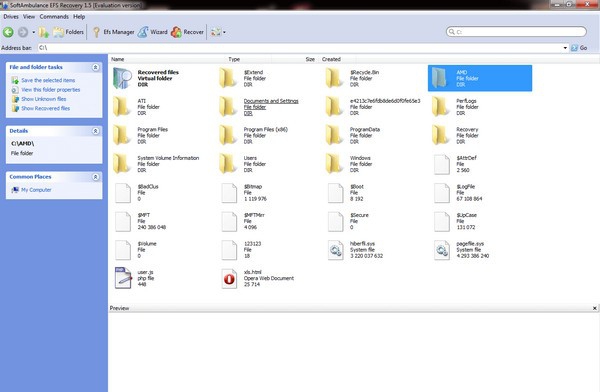 SoftAmbulance EFS Recovery(EFS恢复工具) v1.10 SoftAmbulance EFS Recovery(EFS恢复工具) v1.10