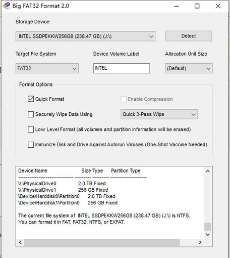 Big FAT32 Format(磁盘格式化工具) v2.4 Big FAT32 Format(磁盘格式化工具) v2.4