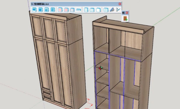 SketchUp板式家具插件 v1.5 SketchUp板式家具插件 v1.5