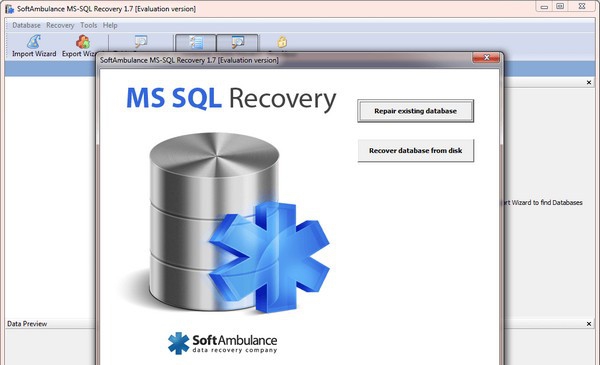 SoftAmbulance MS-SQL Recovery(MS-SQL恢复软件) v1.9 SoftAmbulance MS-SQL Recovery(MS-SQL恢复软件) v1.9
